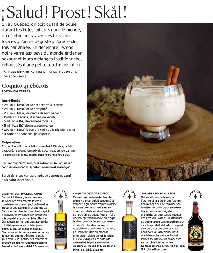 Coquito québécois