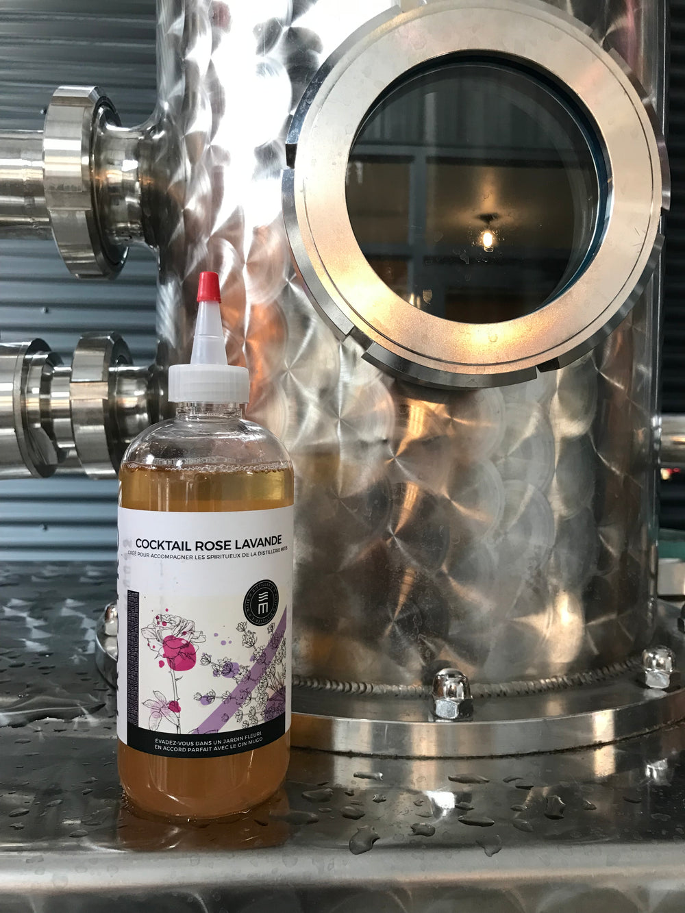 Rose-Lavender cocktail syrup
